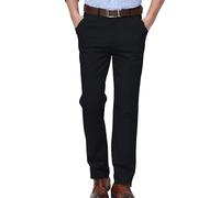 Pantaloni elasticizzati da uomo, pantaloni chino comodi, per il tempo libero, dritti, pantaloni da abito, tinta unita, vestibilità slim, pantaloni da golf, vestibilità slim fit, pantaloni da golf