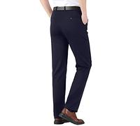 Pantaloni eleganti da uomo eleganti casual da lavoro, per scuola, ufficio, lavoro, pantaloni resistenti alle rughe, pantaloni elasticizzati slim fit chino