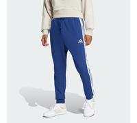 Pantaloni Essential 3-Stripes French Terry Dark Blue / White 3XL