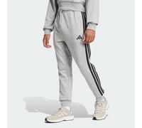 adidas performance - Essential - Pantaloni in French Terry grigio mélange medio e nero con 3 strisce 2XL Short