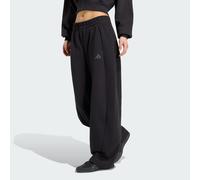 adidas performance - Essentials Contemporary - Pantaloni bombati neri in pile-Nero 2XL