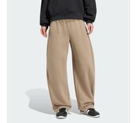 adidas Donna Essentials Contemporary Fleece Barrel Pants, Khaki Six, S