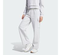 Pantaloni Essentials Linear Fleece Cargo Light Grey Heather / White S