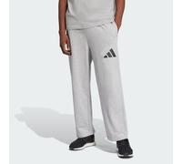 Adidas Homme Essentials Wide Leg Three Bar Pant, Medium Grey Heather/Black, S