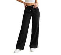 Pantaloni Estivi a Vita Alta e Gamba Larga, Comodi e Versatili, Perfetti PE | Leggings Blu Elettrico Up Cerimonia Fantasia Bottoni Paillettes Maculati Zip Bretelle Calzoncini Strettissimi