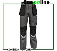 Pantaloni estivi da lavoro Cofra Carpenter multitasca con rinforzi ai ginocchi