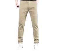 Pantaloni Estivi Uomo Elasticizzati Lunghi Pantalone Elastico In Vita Casual Larghi Pantaloni Lavoro Eleganti Sportivi Firmati Pantalaccio Ad Asciugatura Rapida Tinta Unita Baggy Per Spiaggia Vacanze