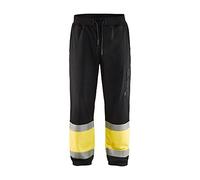 Pantaloni felpati, nero/giallo, L