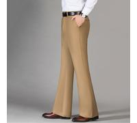 Pantaloni Flare A Campana Retro Da Uomo Casual Business Anni '70