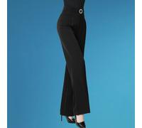 Pantaloni Flare Da Danza Latina Moderni Per Donne A Vita Alta Con Gamba Larga