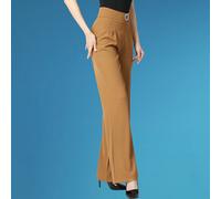 Pantaloni Flare Da Danza Latina Moderni Per Donne A Vita Alta Con Gamba Larga