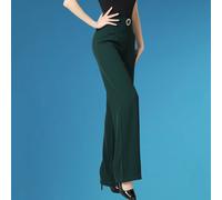 Pantaloni Flare Da Danza Latina Moderni Per Donne A Vita Alta Con Gamba Larga