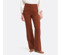 Pantaloni flare, Signature FELICIEN Marrone 42 (IT) - 38 (FR) Tinta unita