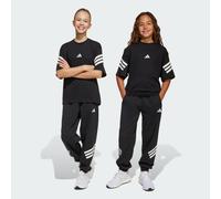 adidas Future Icons 3-Stripes Wide Pants Kids Pantaloni, Nero/Bianco, 13-14 Years Unisex-Bambini