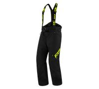 FXR Clutch FX 2023 Pantaloni con bretelle da motoslitta, nero-giallo, taglia XL