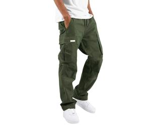 Pantaloni Giardiniere Uomo Colore Vita Casual Cappello -Tessuto Tascabile Corda Solida Pantaloni Cargo da Strada Cravatta da Uomo Pantaloni Cargo Pantaloni Sportivi Stretti