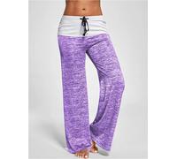 Pantaloni Harem Casual Con Vita Alta E Lacci S-XXL A Gamba Larga NUOVI