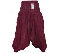 Pantaloni Harem Comodi Nepalese Ali Baba Alladin In Cotone A Gamba Larga Hippie