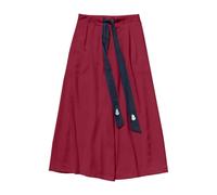 Pantaloni harem da uomo giapponesi kimono samurai pantaloni cinesi tradizionali sottili plus size lino Hakama retrò Hanfu Tai Chi Kung Fu Pantaloni per il tempo libero Hip Hop Baggy Pantaloni da yoga