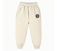 Pantaloni imbottiti in piuma d'oca idrorepellenti per bambini, nuovi per l'inverno 2025, caldi, antivento e impermeabili 7Y,8Y,10Y,5Y,12Y,13YGeometrico,LetterePoliestere