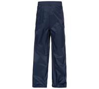 Trespass Pantaloni da pioggia per bambini Qikpac Pant - Trousse da viaggio per bambini unisexrs Navy 134/140 - ca. 9-10 Jahre Blu