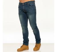 Pantaloni In Denim Slim Fit Stretch Di Enzo In Cotone Tutte Le Taglie UK