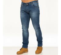 Pantaloni In Denim Slim Fit Stretch Di Enzo In Cotone Tutte Le Taglie UK