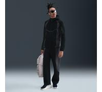 Pantaloni in fleece a blocchi di colore con orlo aperto Nike Tech - Uomo - Nero L