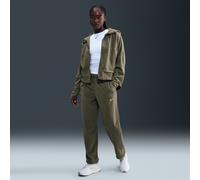 Pantaloni in fleece a vita media Therma-FIT Nike One - Donna - Verde XXL (IT 56-58)