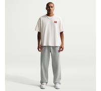 Pantaloni in fleece con bordo aperto Nike Solo Swoosh - Uomo - Grigio L