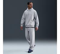 Pantaloni in fleece con orlo aperto Nike Solo Swoosh - Uomo - Grigio L