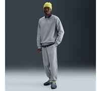 Pantaloni in fleece con risvolti Nike Solo Swoosh - Uomo - Grigio L