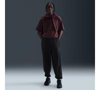 Pantaloni in fleece con risvolti Nike Solo Swoosh - Uomo - Nero S
