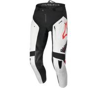 Macna Chameleon-1 Pantaloni da motocross, nero-bianco-rosso, taglia M per maschi