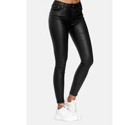 Pantaloni in similpelle da donna Slim Stretch Push Up Moto Classico Design Lucid