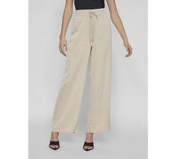 Pantaloni in stoffa da donna VILA con vita regolabile Stile Palazzo Effetto sati