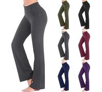 Pantaloni in tessuto da donna a vita alta, invernali, da lavoro, elasticizzati, taglie grandi, impermeabili, foderati, lunghi in cotone, traspiranti, pantaloni sportivi neri, Nero , XXXXL