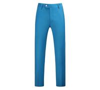 Pantaloni in tessuto da uomo eleganti elasticizzati - Pantaloni da completo neri da uomo slim fit pantaloni business tinta unita basic pantaloni da completo eleganti casual pantaloni aderenti con