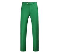 Pantaloni in tessuto da uomo eleganti elasticizzati - Pantaloni da completo neri da uomo slim fit pantaloni business tinta unita basic pantaloni da completo eleganti casual pantaloni aderenti con