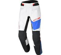 Macna Synchrone pantaloni tessili da moto impermeabili, nero-grigio, taglia L per maschi