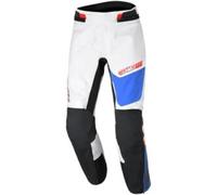 Macna Synchrone pantaloni tessili da moto impermeabili, nero-grigio, taglia L per maschi