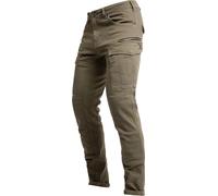 John Doe Defender Mono Pantaloni tessili da moto, oliva, Taglia 28