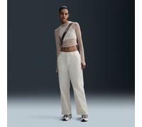 Pantaloni in twill a vita media Nike Collection - Donna - Bianco XL (IT 52-54)
