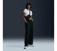 Pantaloni in twill a vita media Nike Collection - Donna - Nero S (IT 40-42)
