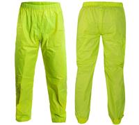 A-PRO Antipioggia Anti Vento Pantaloni Impermeabili Foderato Antiacqua Moto Fluo XS
