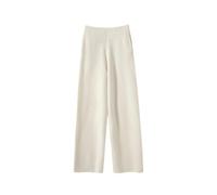 Pantaloni invernali da donna in cashmere a gamba dritta, a vita alta, caldi e spessi, casual, 1, M