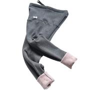 Pantaloni invernali in velluto for donne incinte Leggings premaman Vestiti caldi Pantaloni ispessentiti for la gravidanza, Leggings da donna a vita alta regolabili Donne incinte Regali(Dark Gray,M)