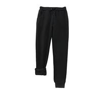 Pantaloni Invernali Trekking Donna, Pantaloni Caldi, Pigiama Per Casa Elastico Vita Solid Color Con Tasche Fodera In Pile Termica Addensare Casual Autunnale Inverno