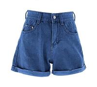 Pantaloni Jeans Corti Estivi Donna Baggy Pantaloncini in Denim Push Up Elasticizzati Shorts Jeans con Tasche Cargo Sexy Short Comodi alla Moda Bermuda Vintage e Ragazza Streetwear