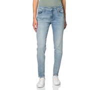 Pantaloni jeans da donna Mavi ADRIANA Lt Foggy Glam Mid-Rise, blu super skinn...